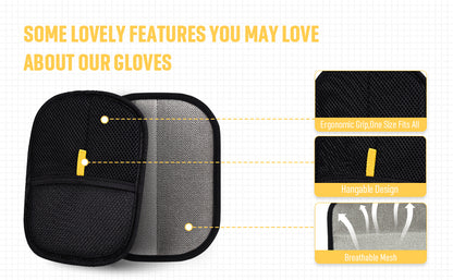 Reusable eco-friendly pet hair remover in use
